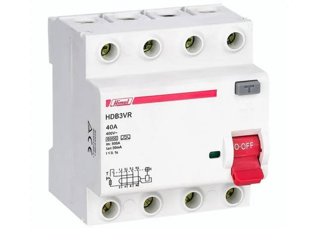 Himel HDB3VR RCCB, 4-pole residual current circuit breaker